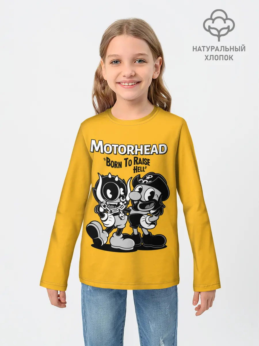 Детский лонгслив / Motorhead x Cuphead