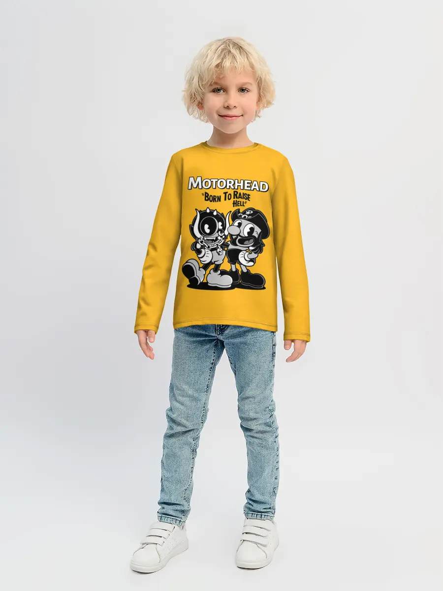 Детский лонгслив / Motorhead x Cuphead