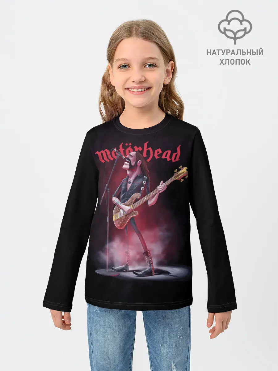 Детский лонгслив / Поющий Лемми