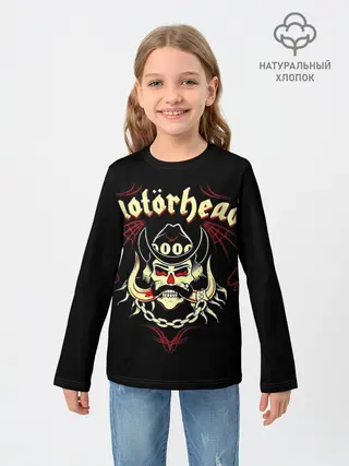 Детский лонгслив / Angry Lemmy