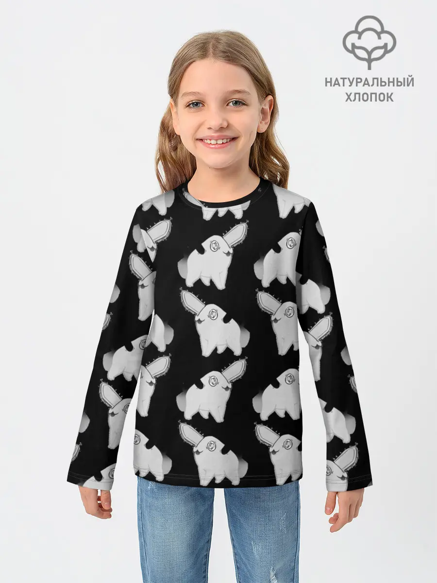 Детский лонгслив / Почитта в стиле manga