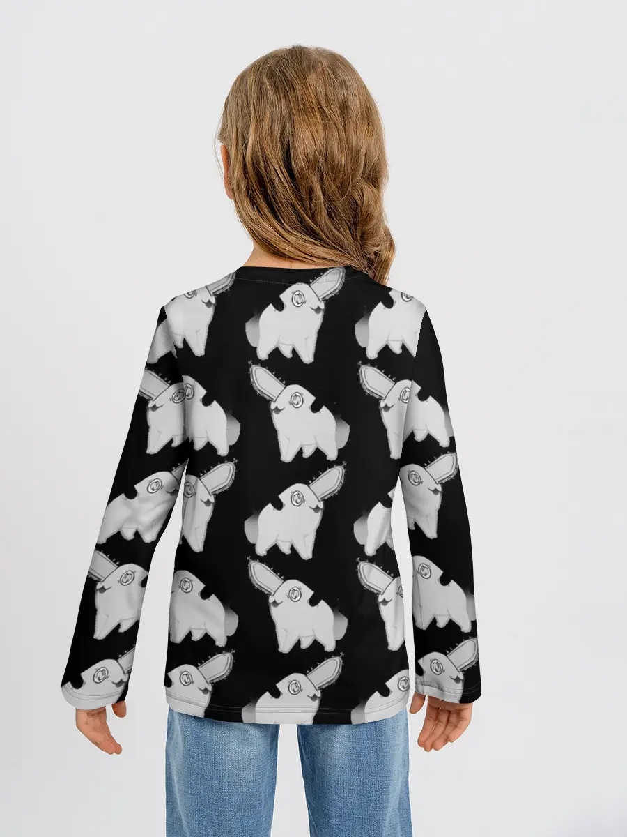 Детский лонгслив / Почитта в стиле manga