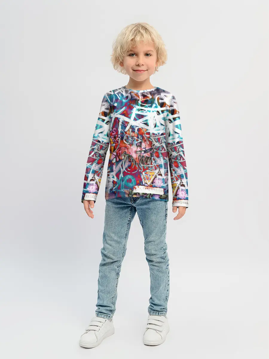 Детский лонгслив / Wall graffiti