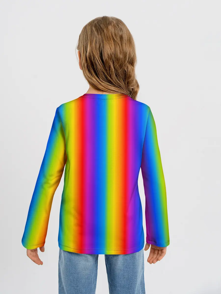 Детский лонгслив / Color gradient