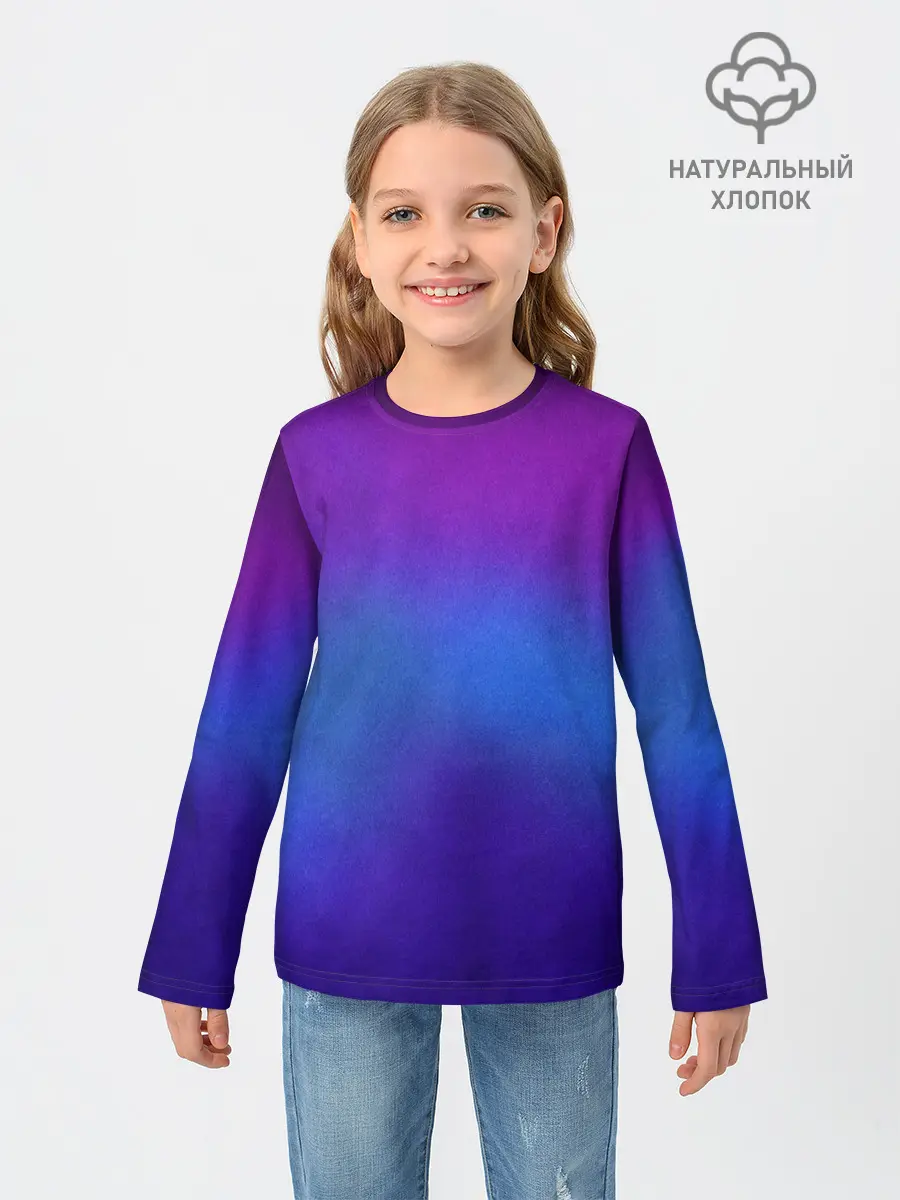 Детский лонгслив / Leather gradient