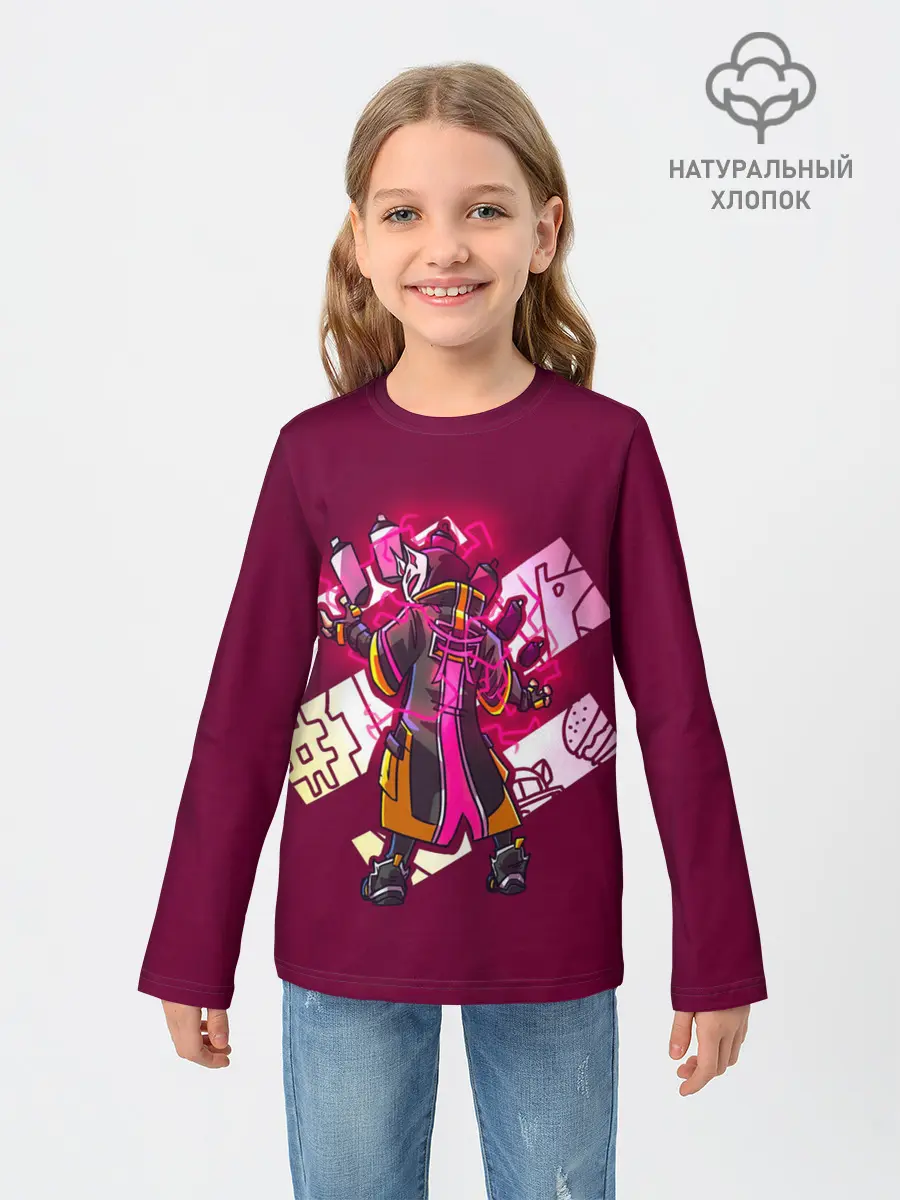 Детский лонгслив / Fortnite