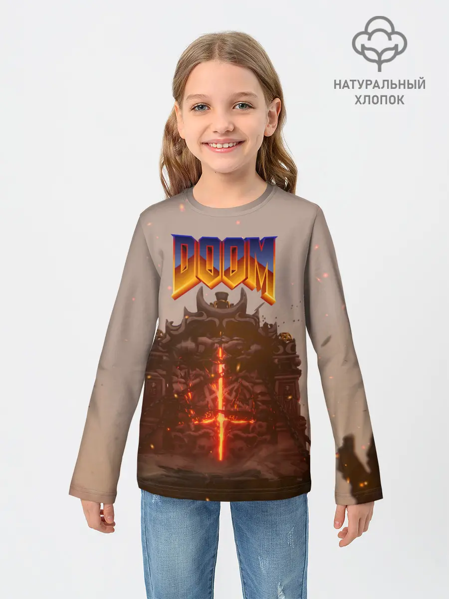 Детский лонгслив / DOOM | ДУМ