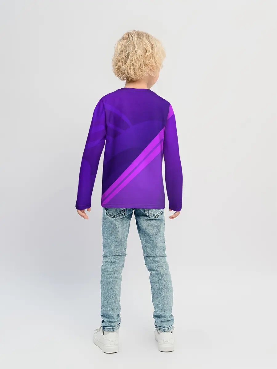 Детский лонгслив / Fortnite Blue Jade