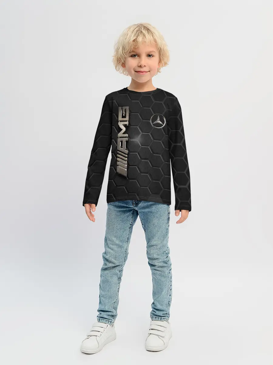 Детский лонгслив / MERCEDES LOGO BRONZE
