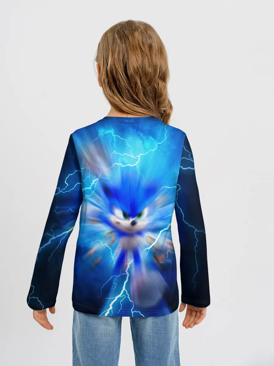 Детский лонгслив / SONIC | СИНИЙ ЁЖ