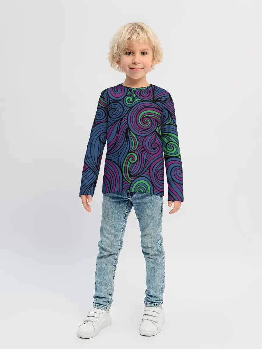 Детский лонгслив / Сказочный лес