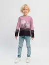 Детский лонгслив / Розовое сияние