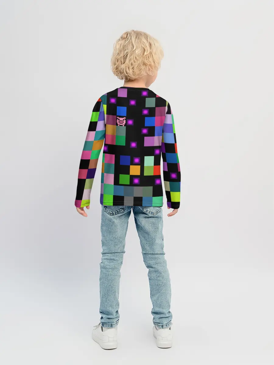 Детский лонгслив / Arcade Pig