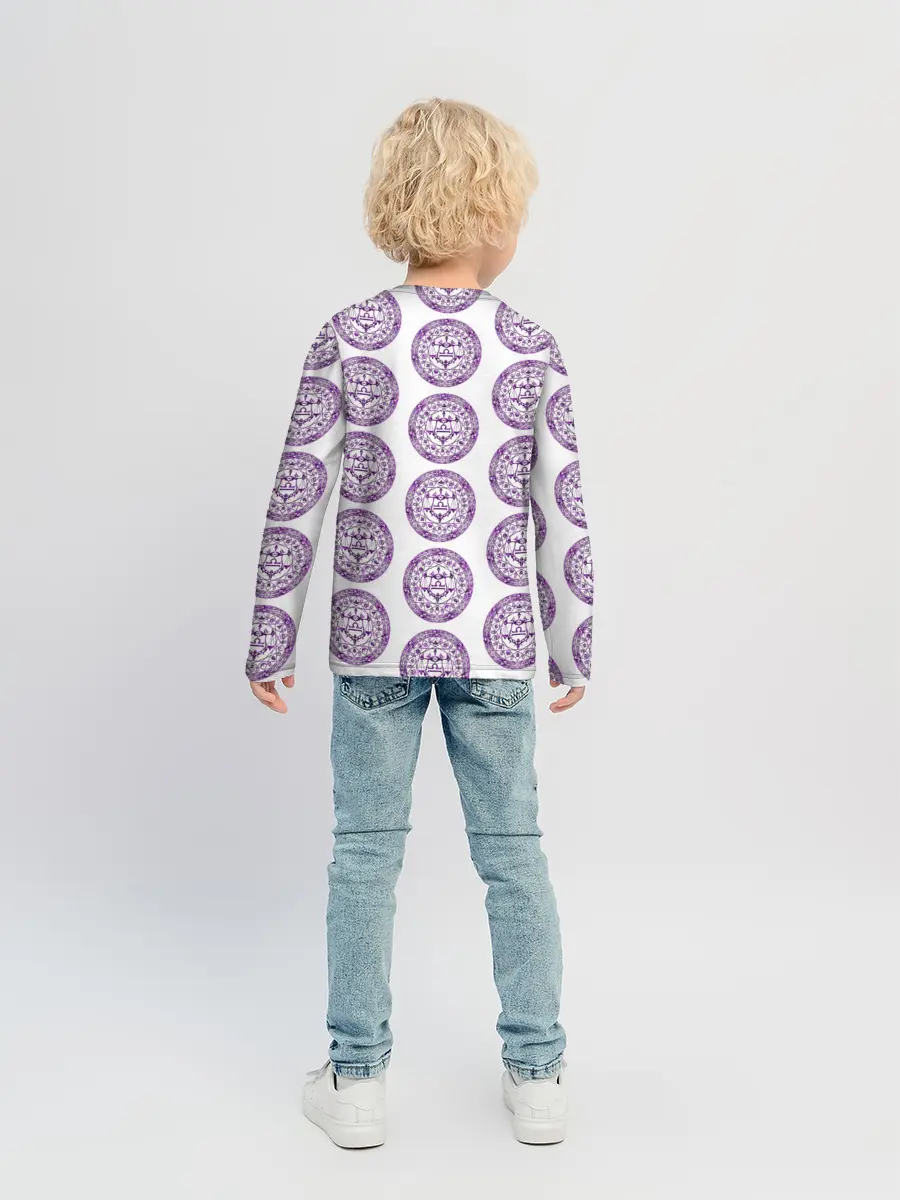 Детский лонгслив / Пентаграмма Весы