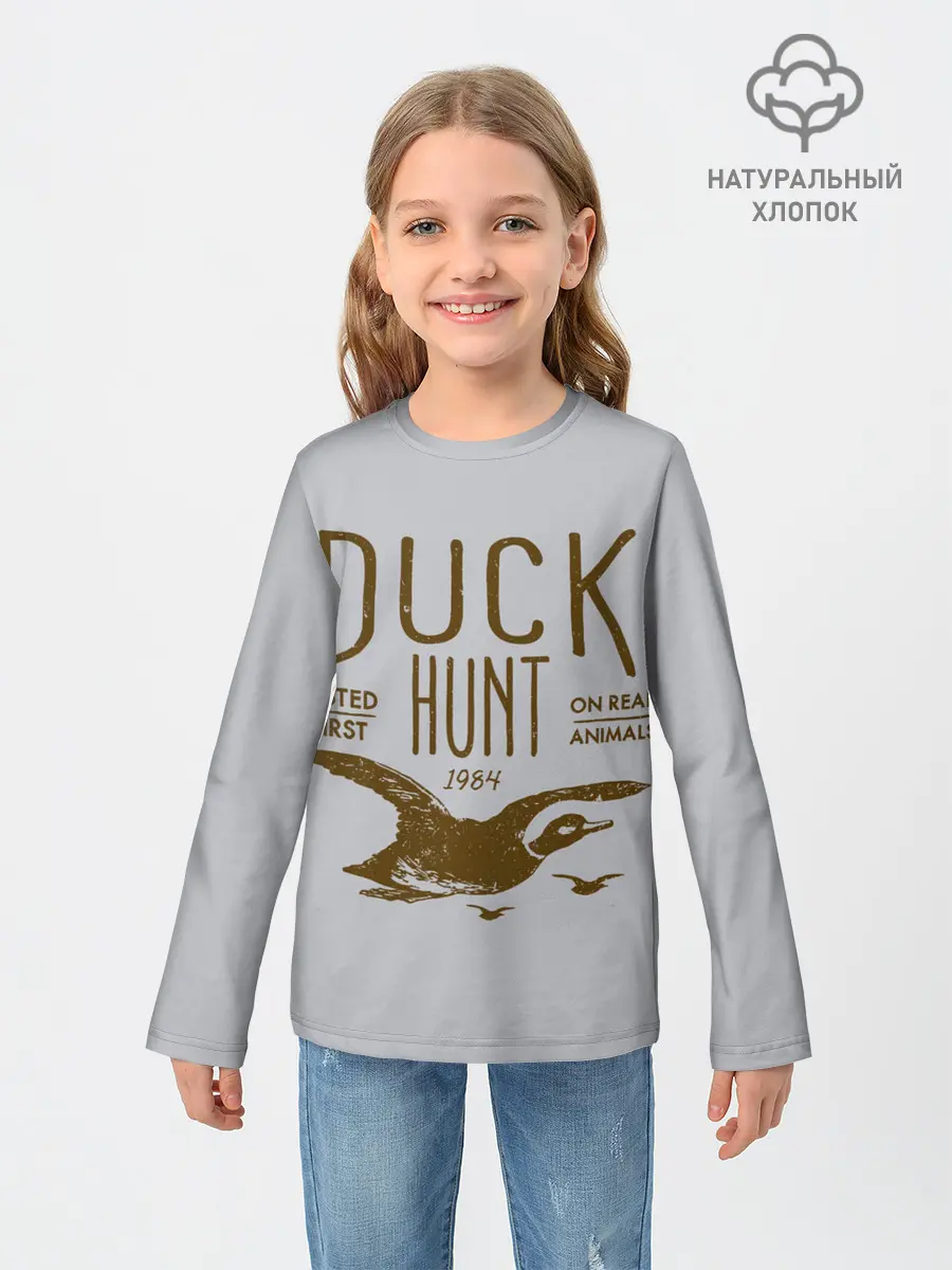 Детский лонгслив / Утиная охота