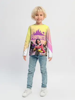Детский лонгслив / Fortnite Squad