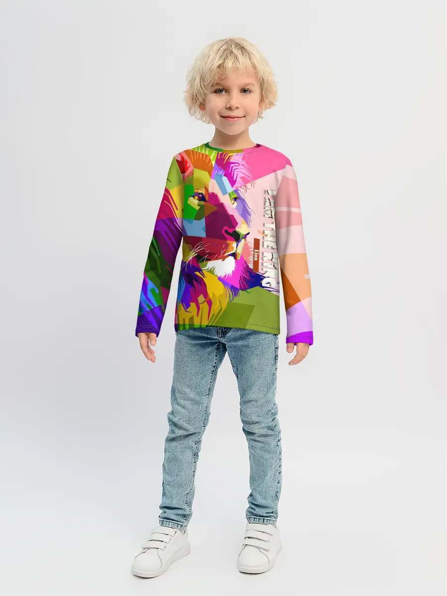 Детский лонгслив / I am the lion king