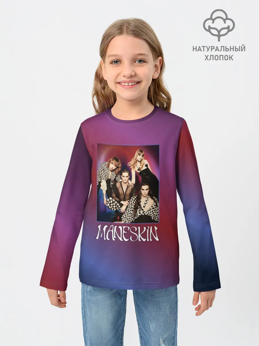 Детский лонгслив / Maneskin forever