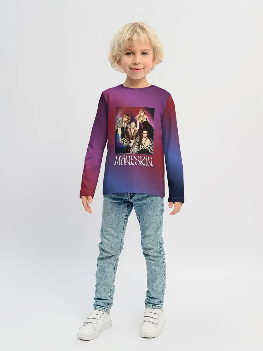 Детский лонгслив / Maneskin forever