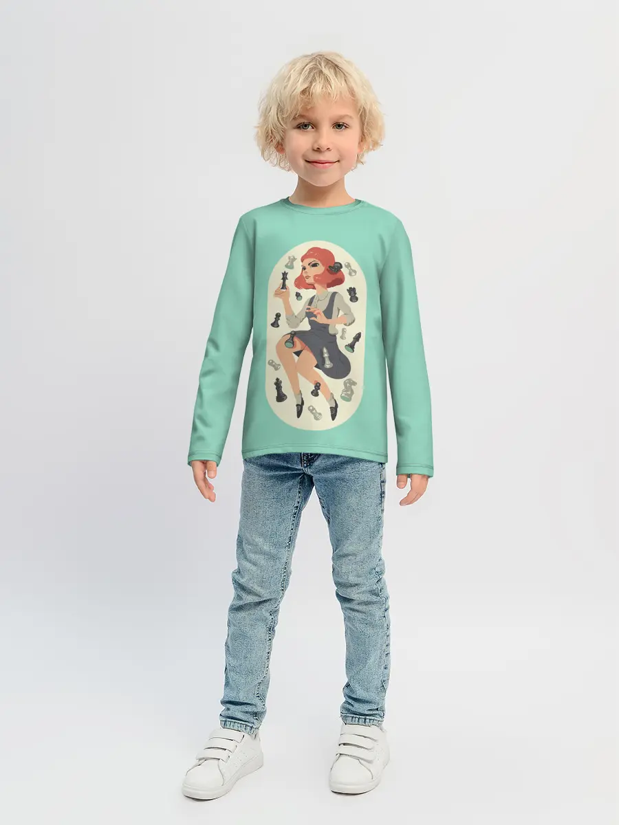 Детский лонгслив / Элизабет Хармон