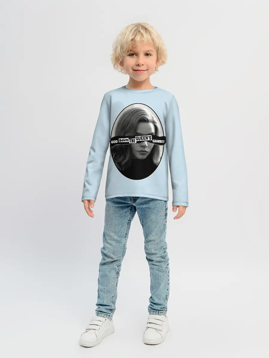 Детский лонгслив / Королева шахмат