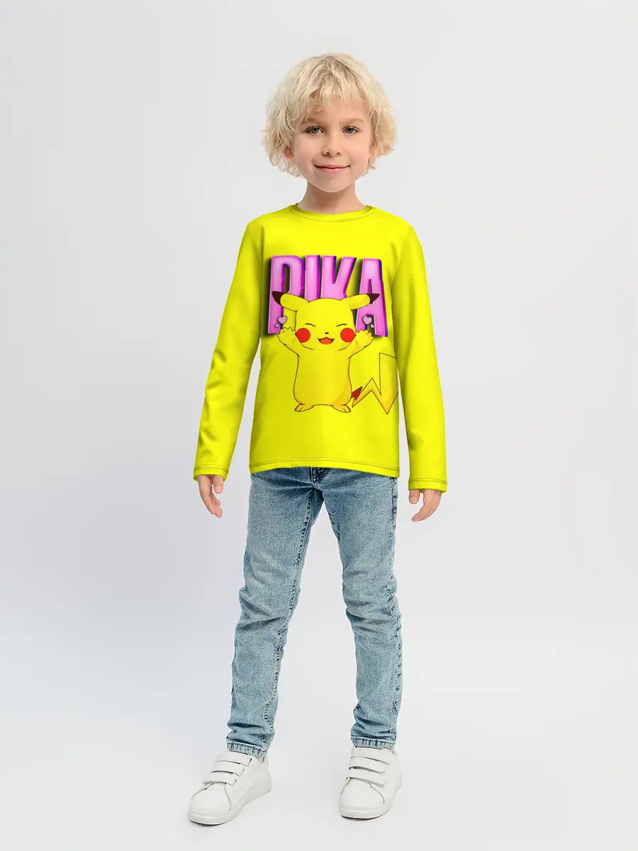Детский лонгслив / ПИКАЧУ | PIKACHU