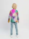 Детский лонгслив / Абстрактный разноцветный узор