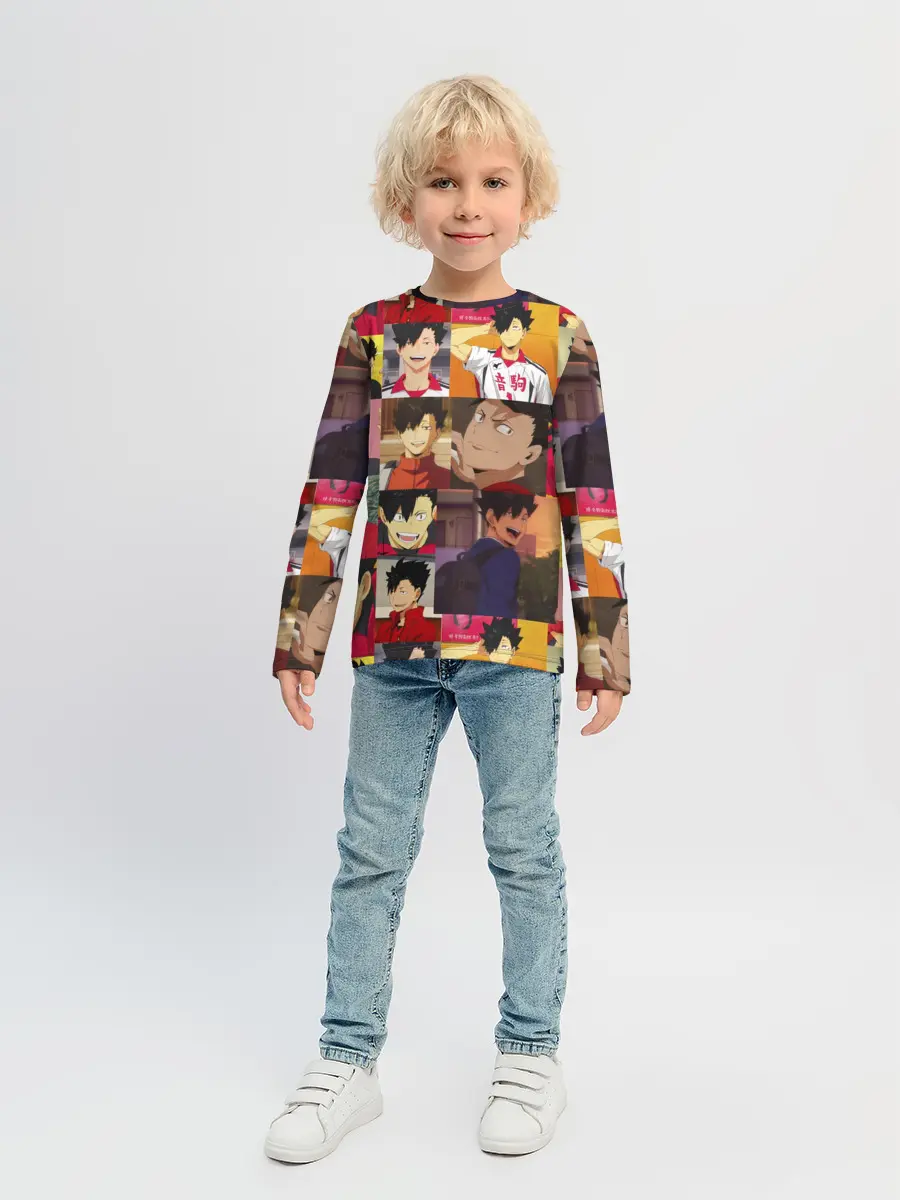 Детский лонгслив / КУРОО ТЕЦУРО / TETSURO