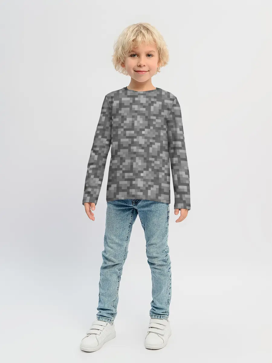 Детский лонгслив / Булыжник