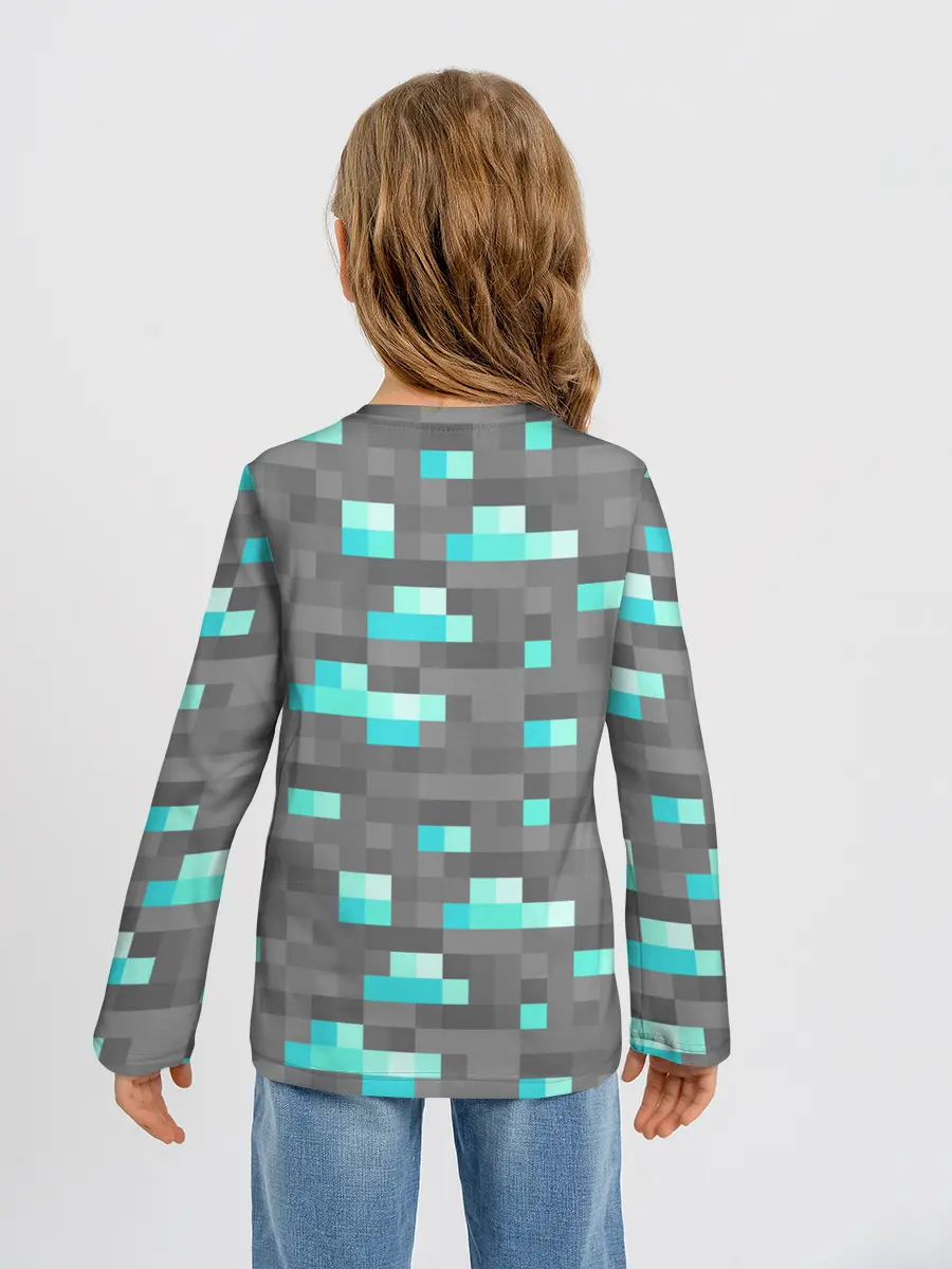 Детский лонгслив / Алмазы