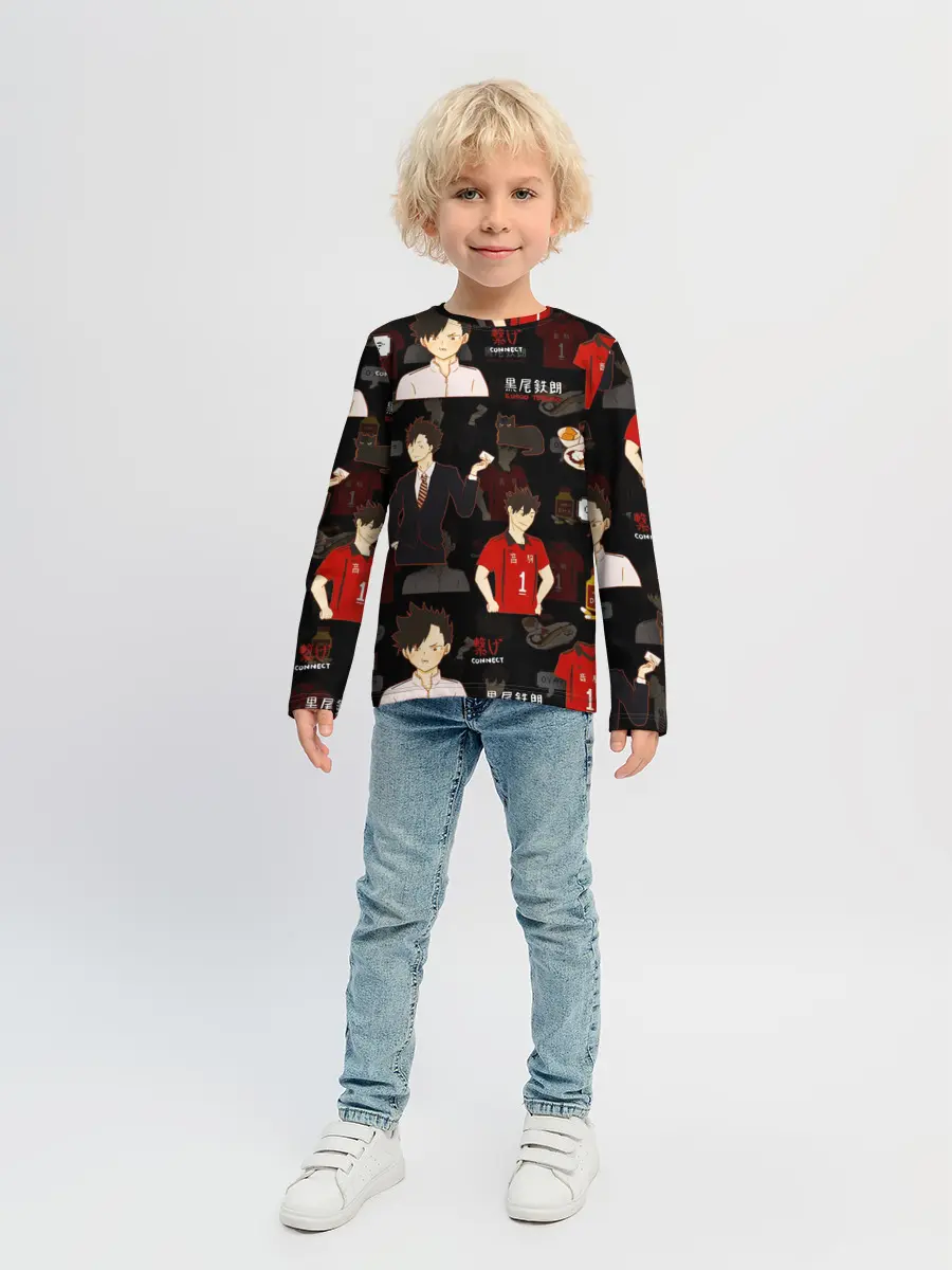 Детский лонгслив / КУРОО ТЕЦУРО / TETSURO