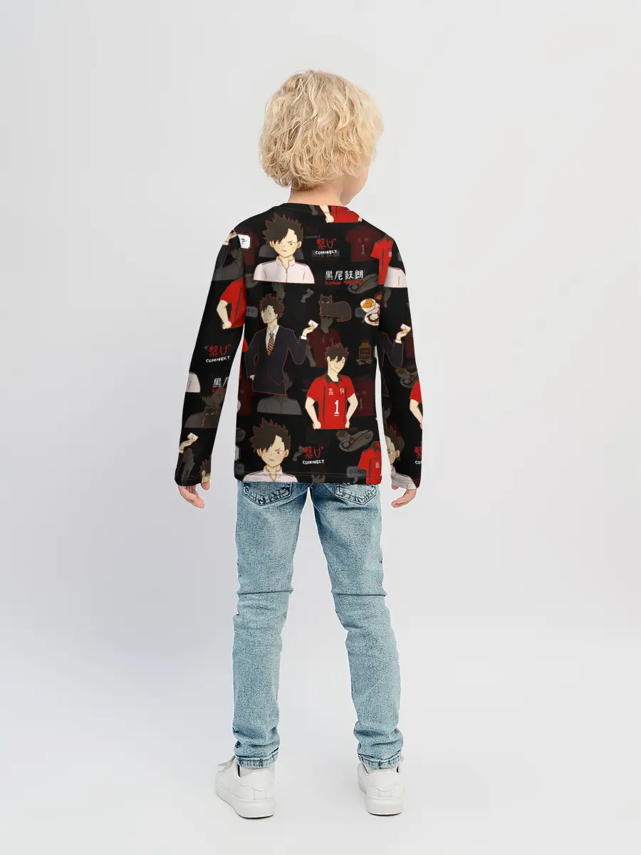 Детский лонгслив / КУРОО ТЕЦУРО / TETSURO