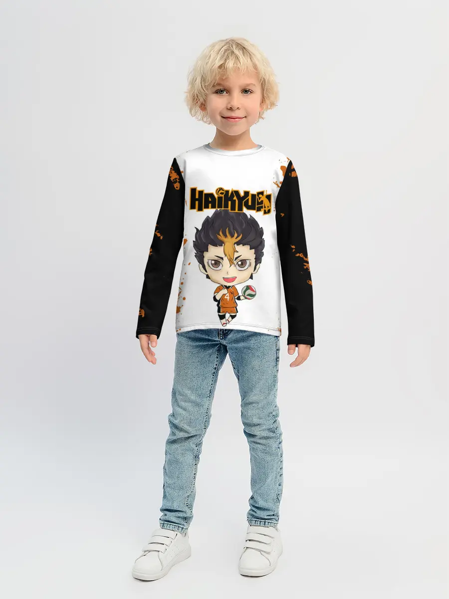Детский лонгслив / Юу Нишиноя | Nishinoya Yu
