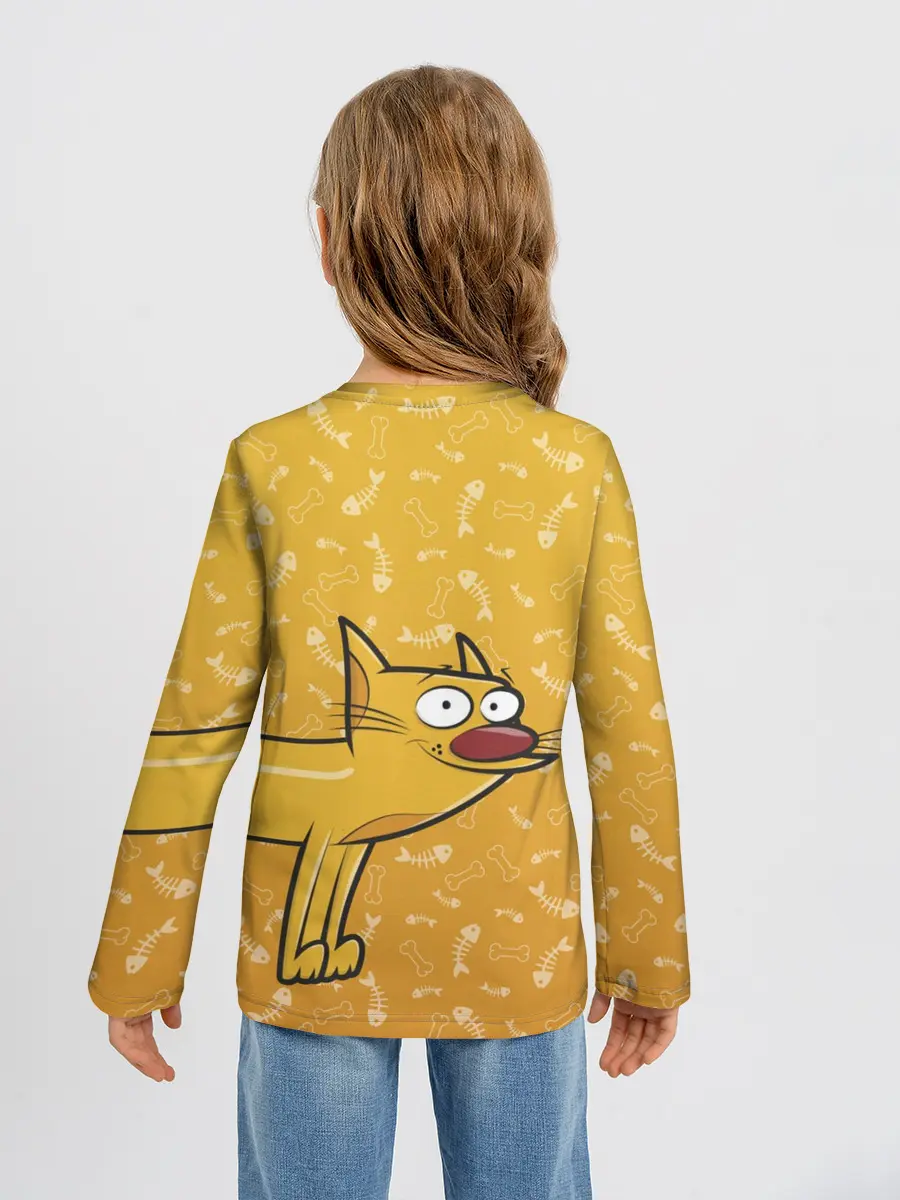 Детский лонгслив / КОТОПЕС | Пес спереди