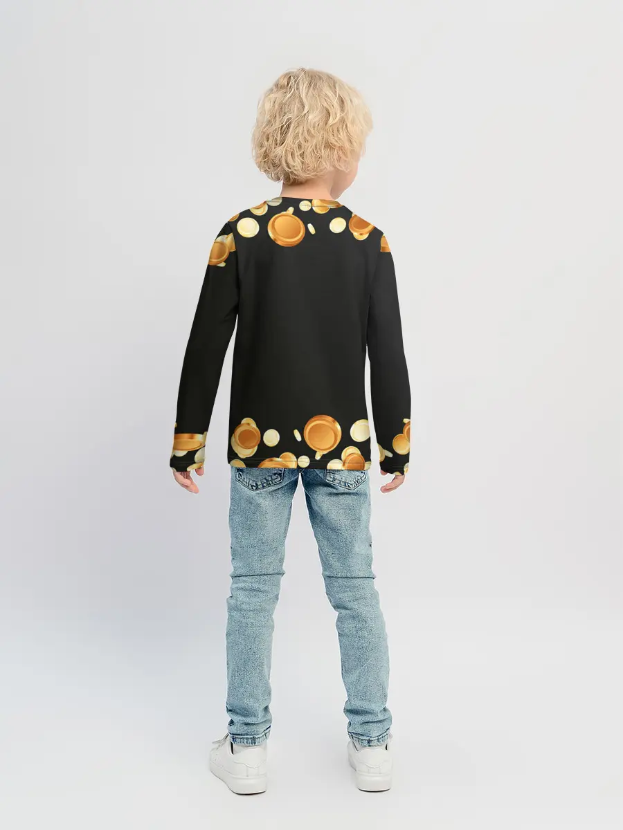 Детский лонгслив / Криптовалюта | Crypto