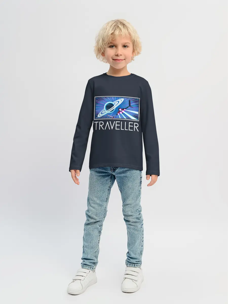 Детский лонгслив / Traveller