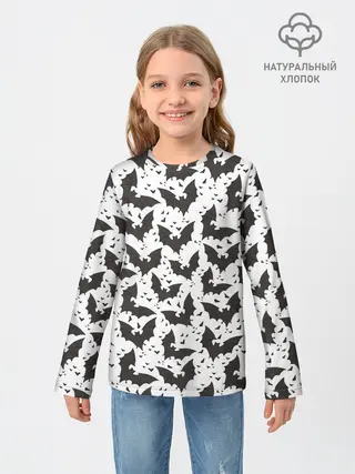 Детский лонгслив / Летучие мыши