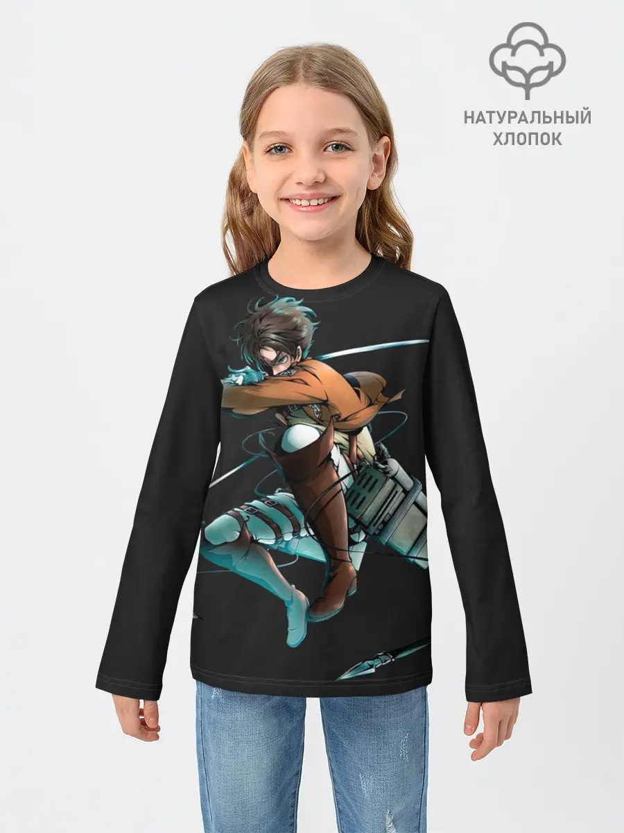 Детский лонгслив / Атака Титана