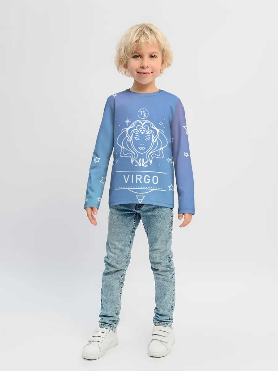 Детский лонгслив / Знак Дева