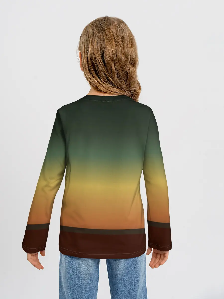 Детский лонгслив / Maneskin в лучах заката