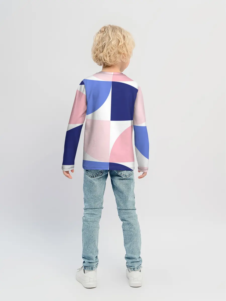 Детский лонгслив / узоры