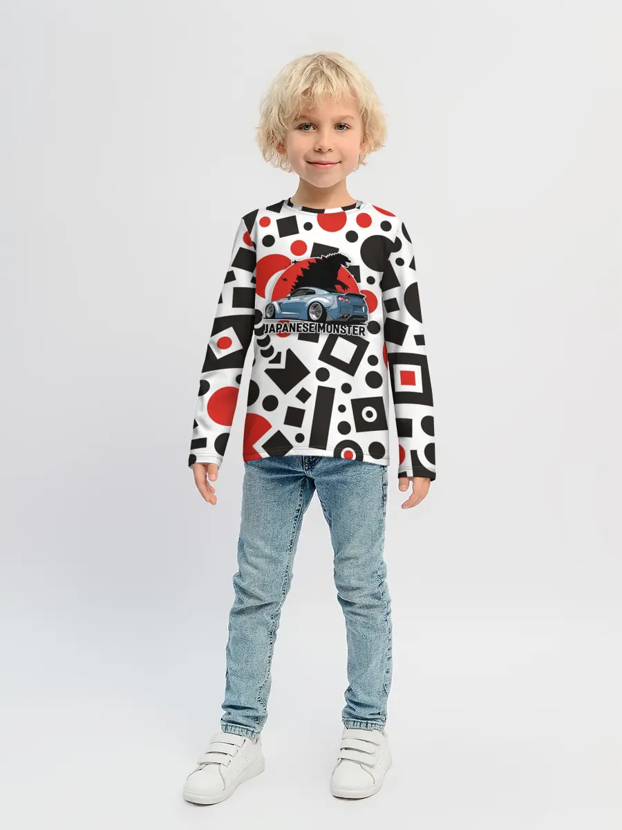 Детский лонгслив / Японские Монстры