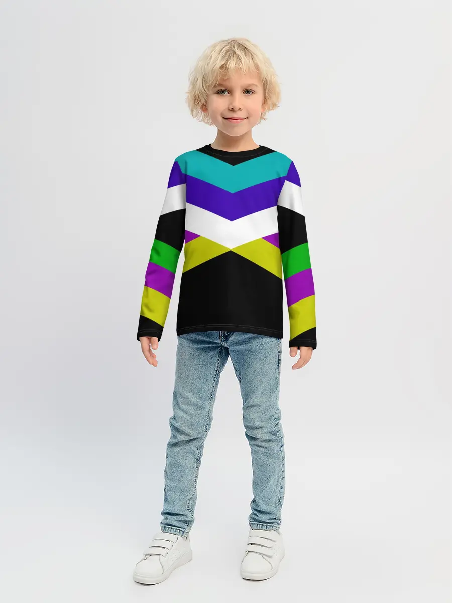 Детский лонгслив / Полосы