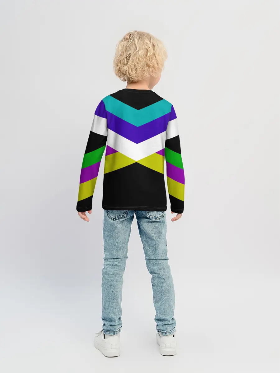 Детский лонгслив / Полосы