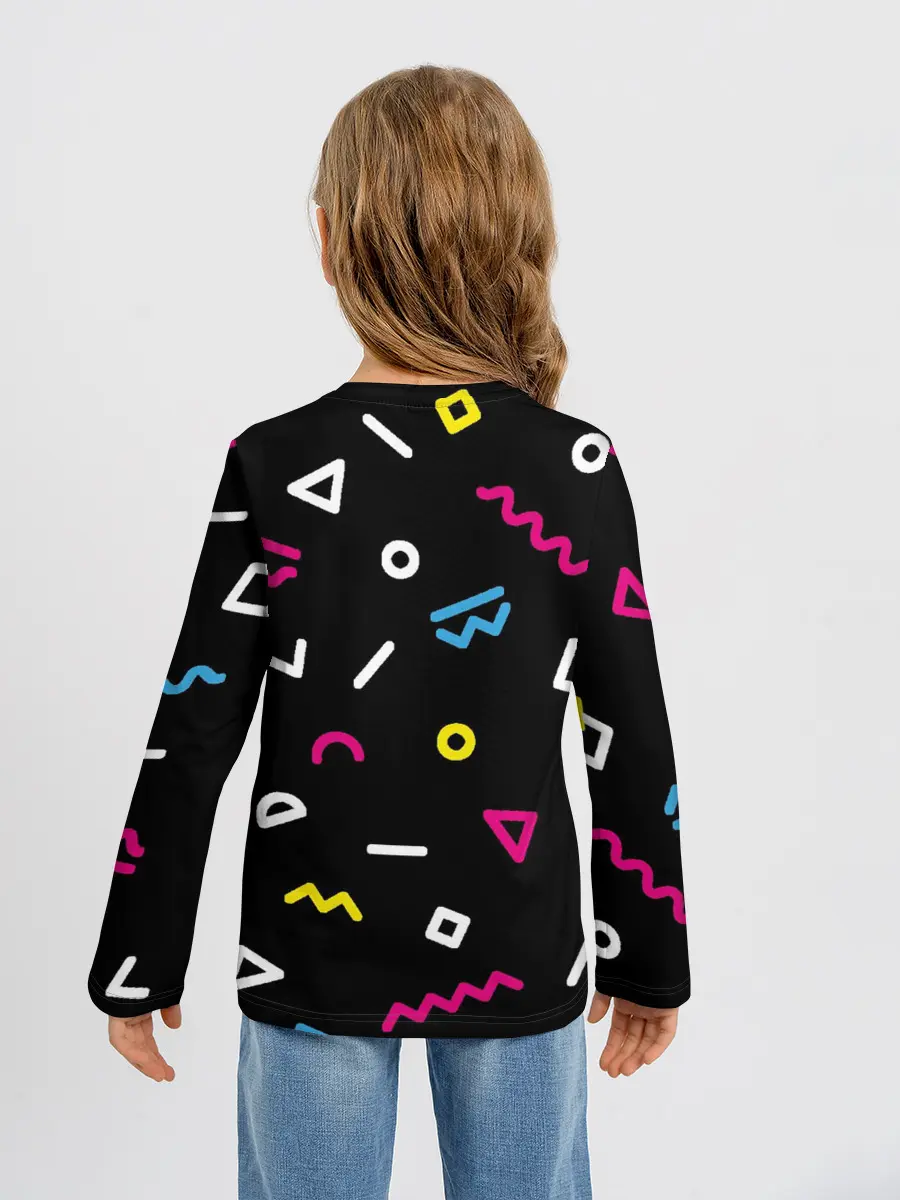 Детский лонгслив / Котик