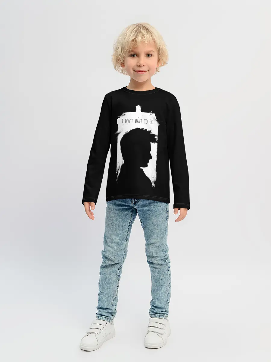 Детский лонгслив / Я не хочу идти