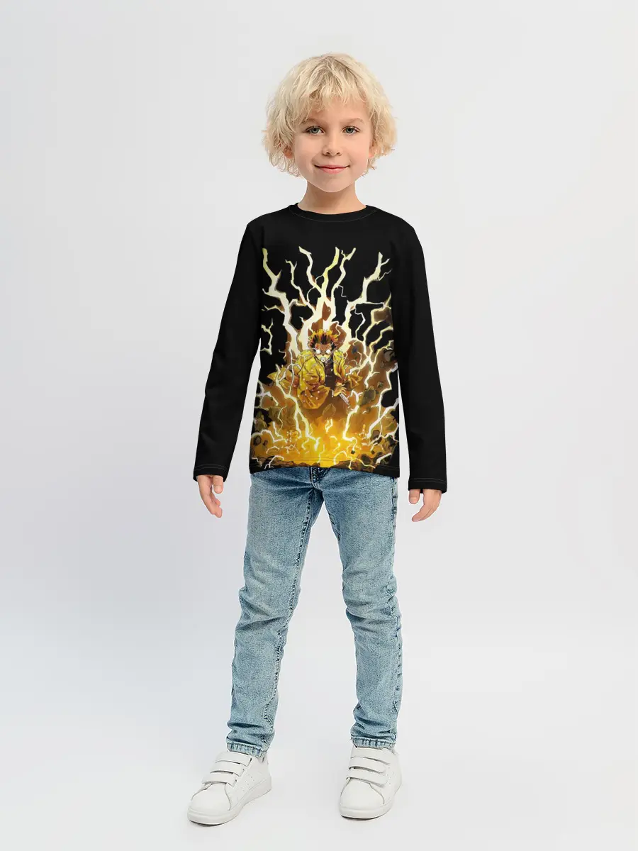 Детский лонгслив / Зиницу зеницу бог грома