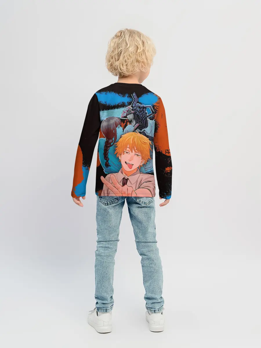 Детский лонгслив / Дэндзи и Макима