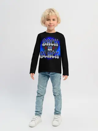 Детский лонгслив / BACK in BLACK AC/DC