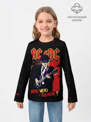 Детский лонгслив / ARE YOU REDY? AC/DC